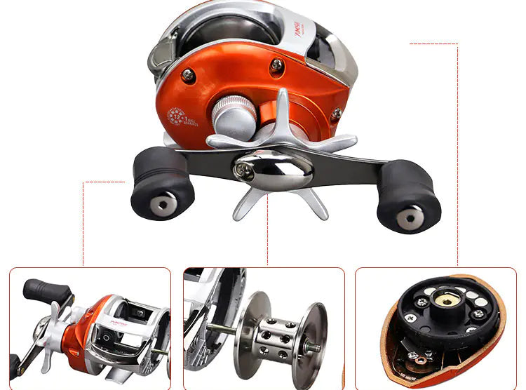 Yumoshi Water Drop Fishing Reel with Gun Handle