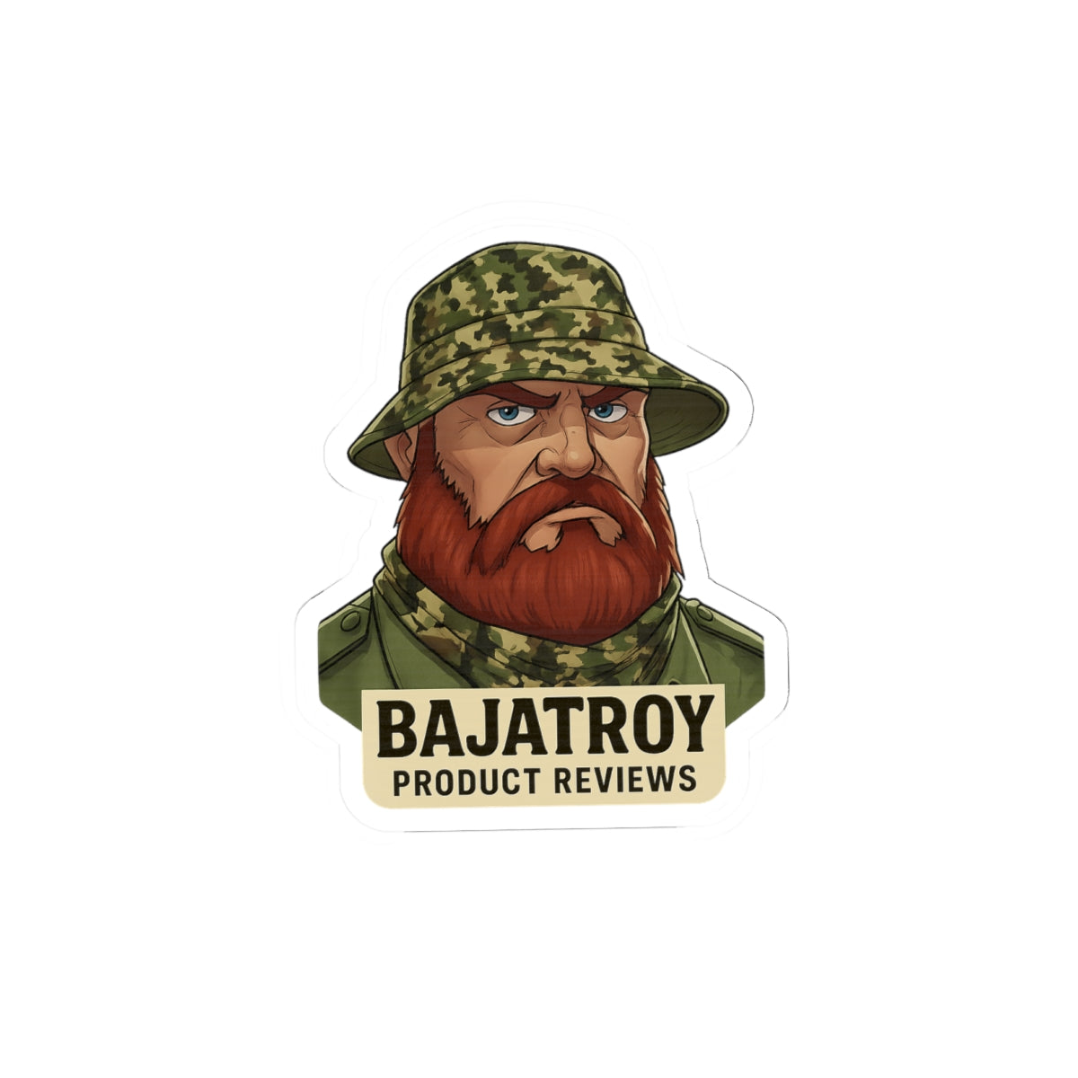 BAJATROY MERC STICKER