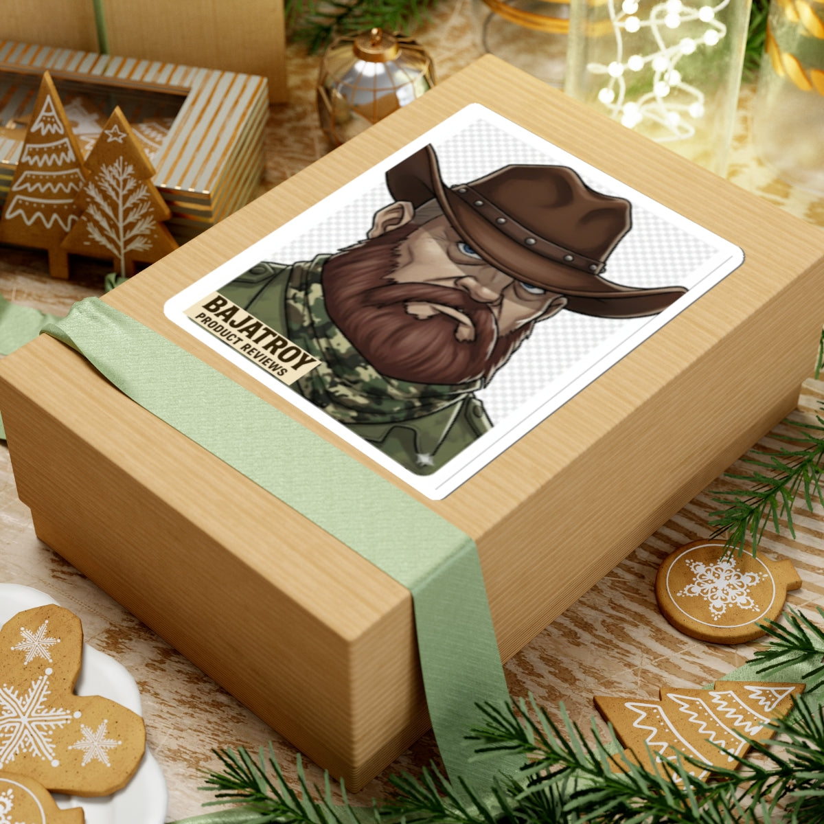 BAJATROY COWBOY STICKER