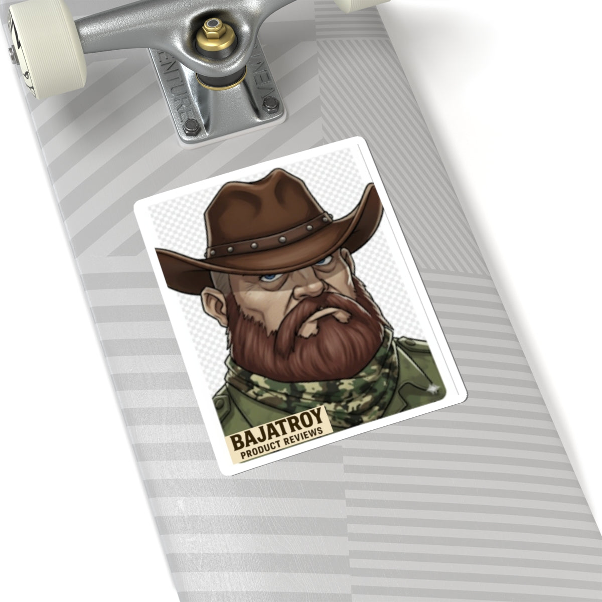 BAJATROY COWBOY STICKER