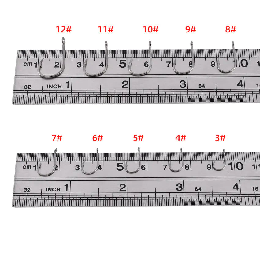 Outdoor Fishing Gear - Ise Fishing Hooks with Box (500 pcs)