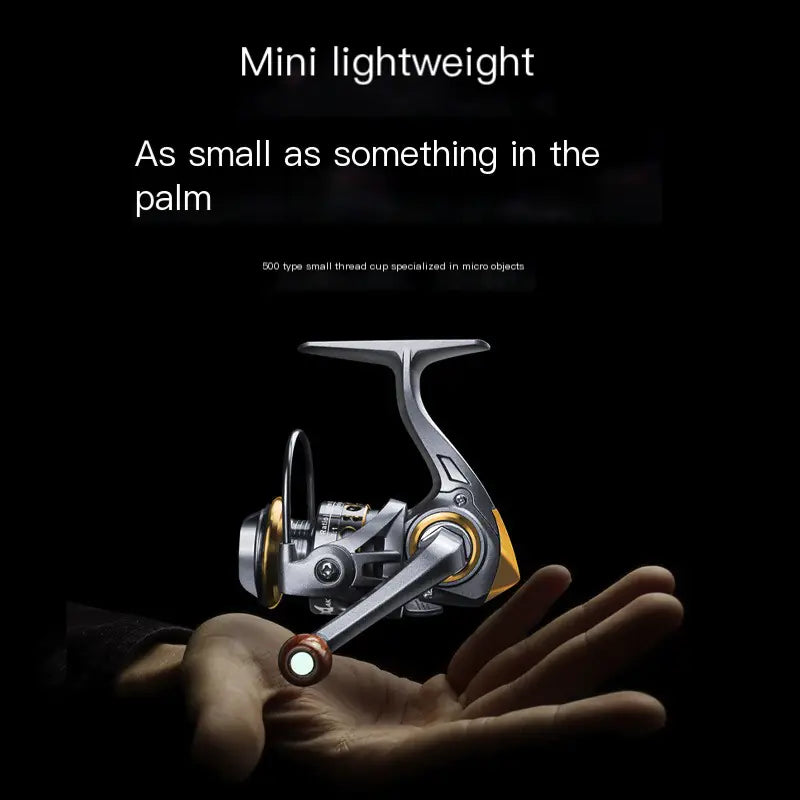 Mini Metal Fishing Reel for Sea and Ice Fishing