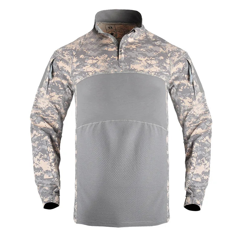 New Camouflage Overcoat Men Tactical Military Hiking Jacket Hunting Clothes Pullover Man Windproof Camouflage Frog Suit