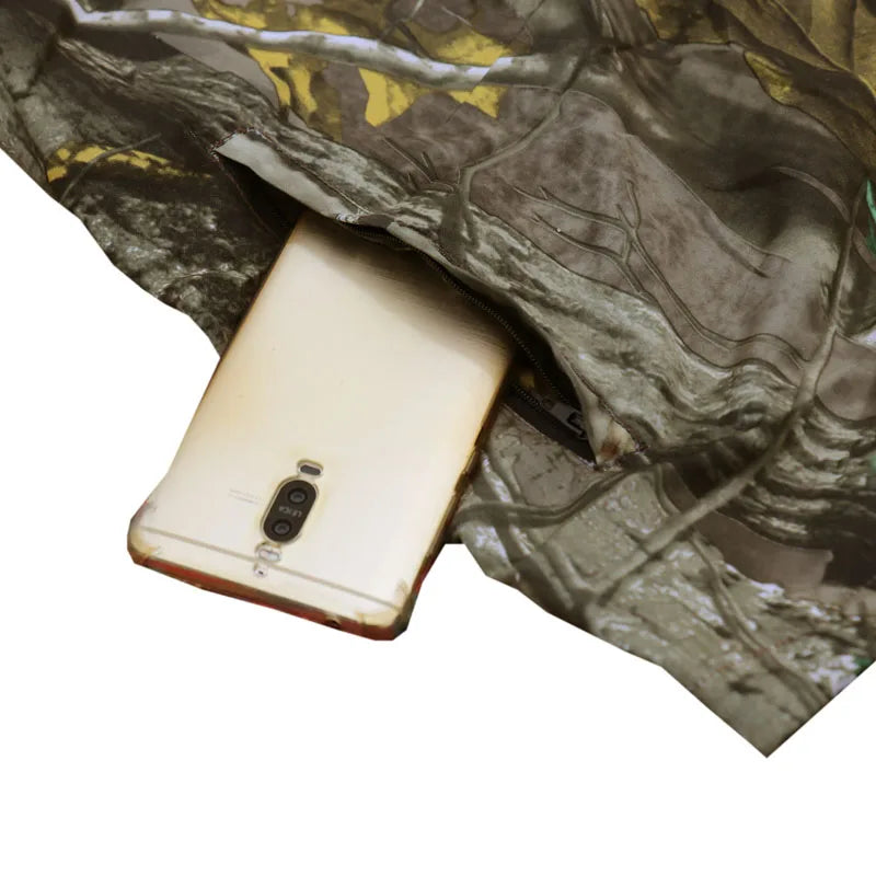 Summer Thin Soft Breathable Fishing Sun Protection Clothes Anti-Mosquito Fishing Hoodies Bionic Camouflage Sports Hunting Jacket