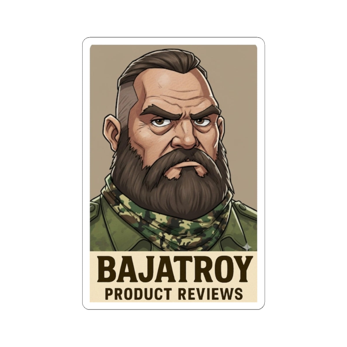 BAJATROY WISE STICKER.