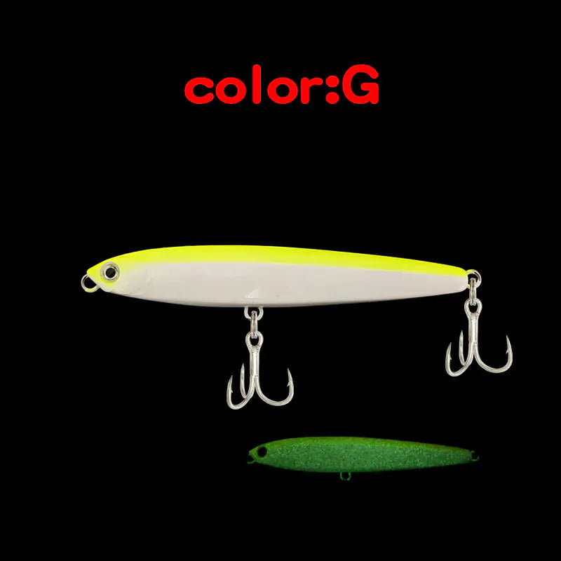 Flying Ghost Hard Bait Pencil Lure for Bass Fishing