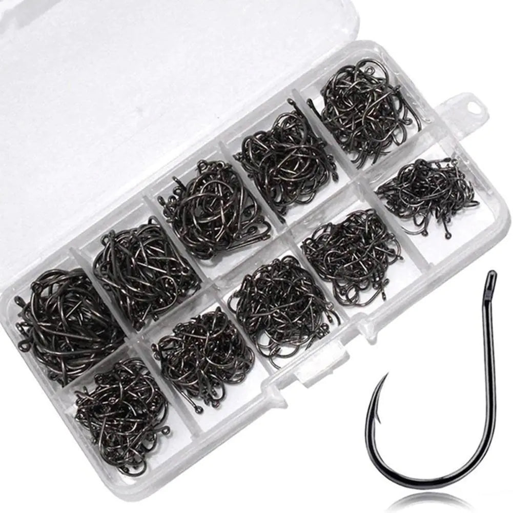 Outdoor Fishing Gear - Ise Fishing Hooks with Box (500 pcs)