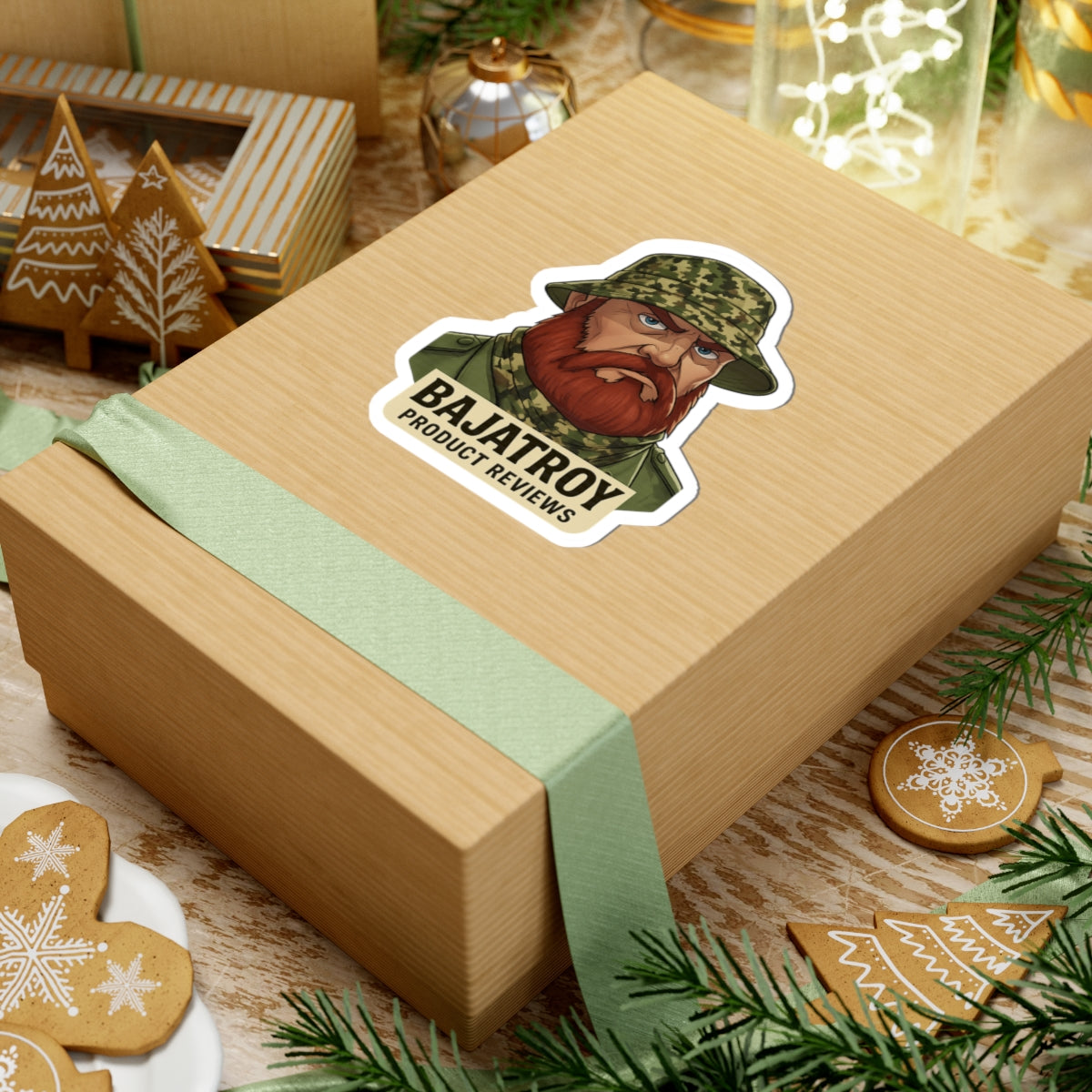 BAJATROY MERC STICKER