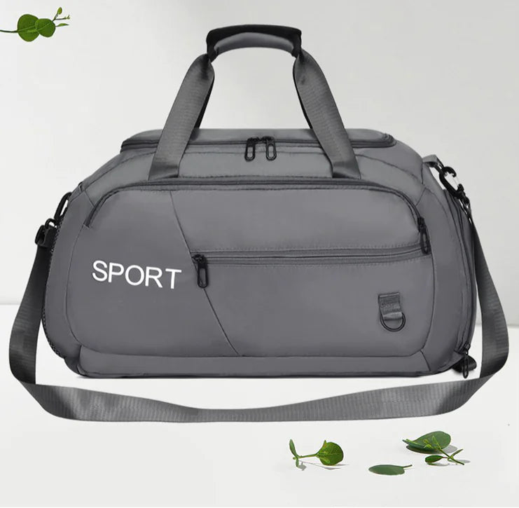 Waterproof Travel Backpack with Shoe Compartment (One Bag)
