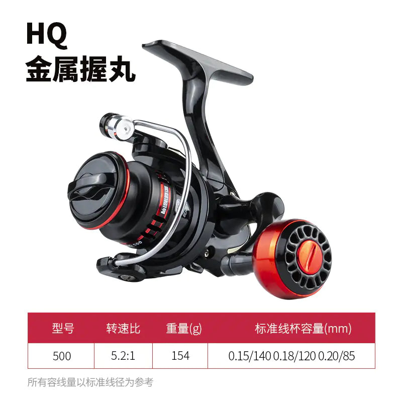 Mini Metal Fishing Reel for Sea and Ice Fishing