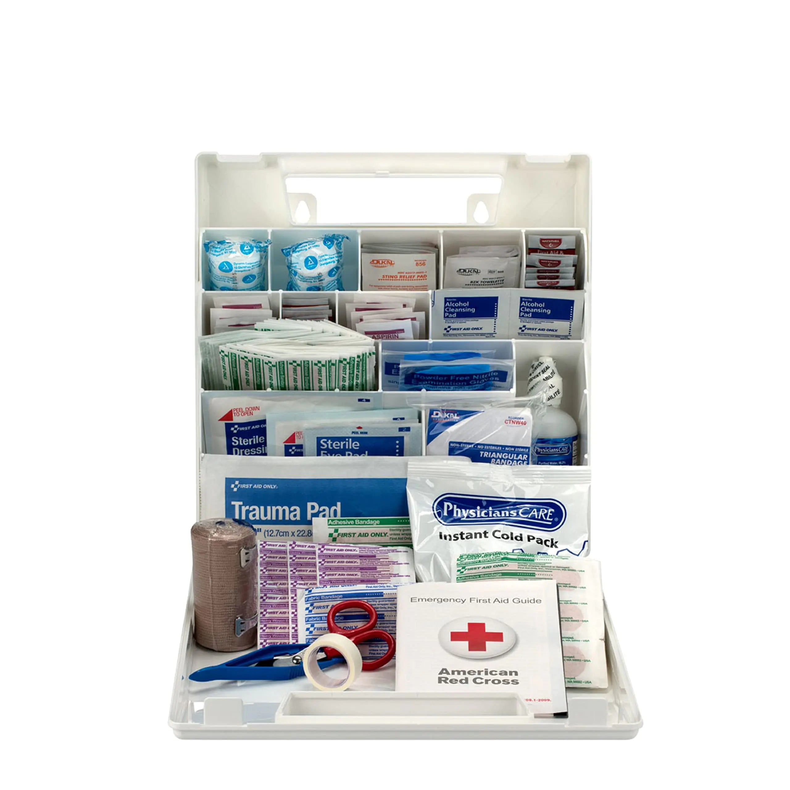 First Aid Only 225-AN 50-Person OSHA-Compliant First Aid Kit Emergency First Aid Kit for Office Home Car and Worksites 195 Pieces