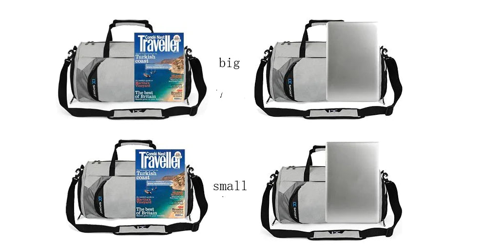 Fitness Bag with Separate Shoe Compartment Travel Backpack