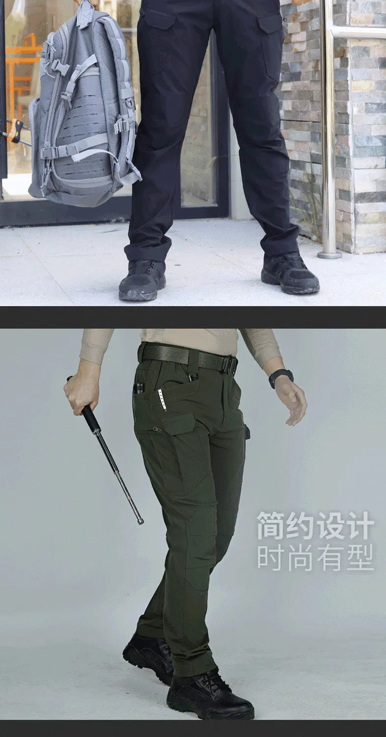 Men's Tactical Quick-Dry Waterproof Camouflage Pants