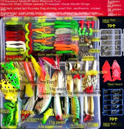 VIB Minnow Pencil Lure Set for Bass Fishing