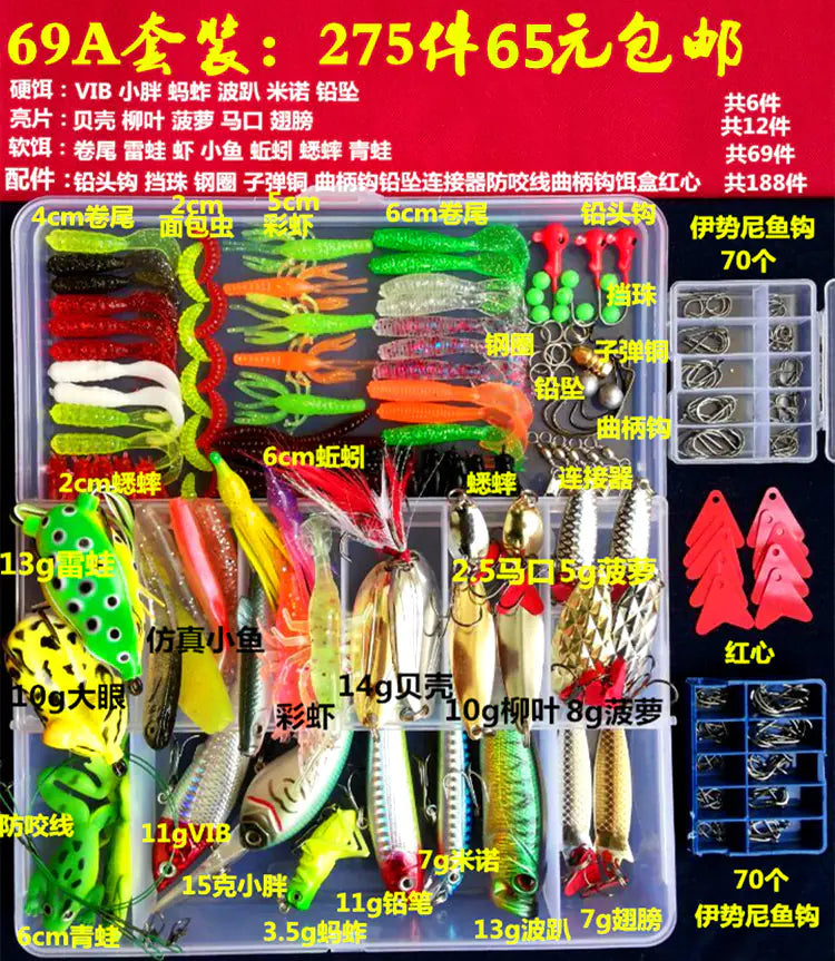 VIB Minnow Pencil Lure Set for Bass Fishing