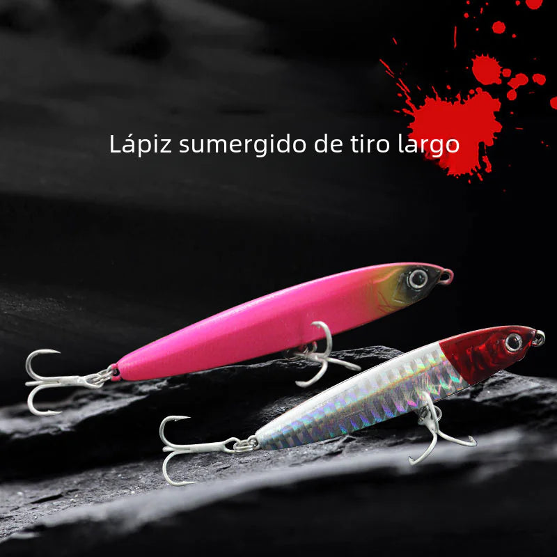 Flying Ghost Hard Bait Pencil Lure for Bass Fishing