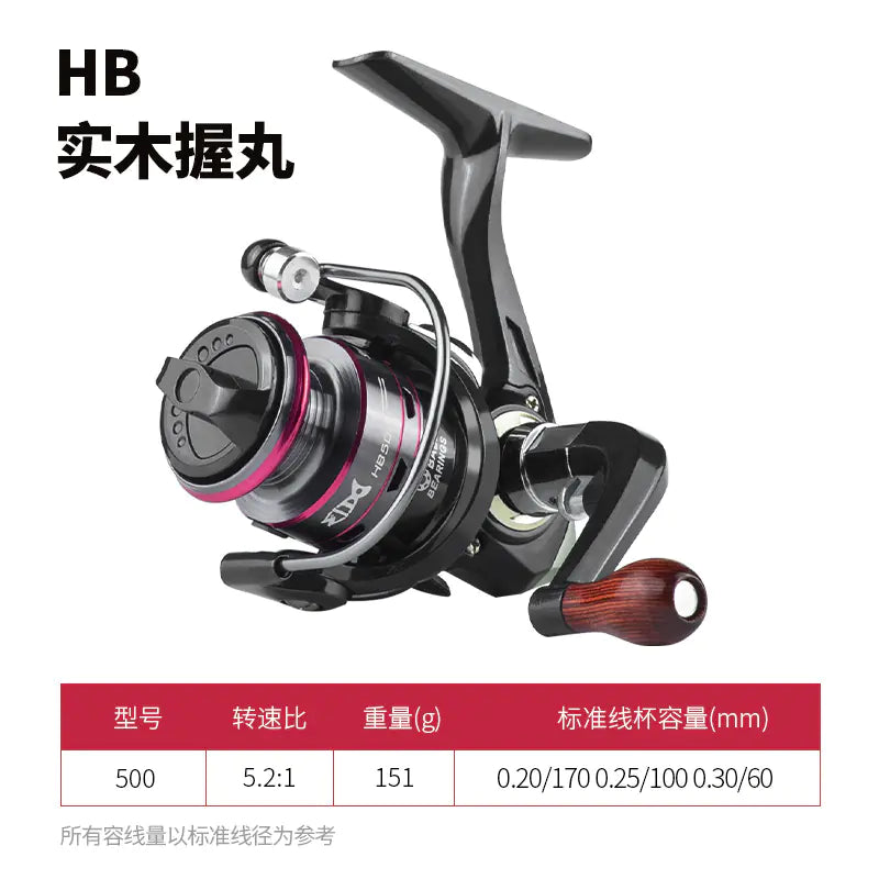 Mini Metal Fishing Reel for Sea and Ice Fishing