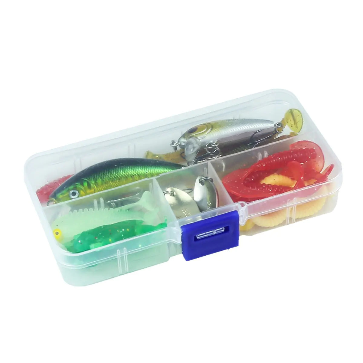 Bionic Lure Set with Soft Baits and Minnows Combo