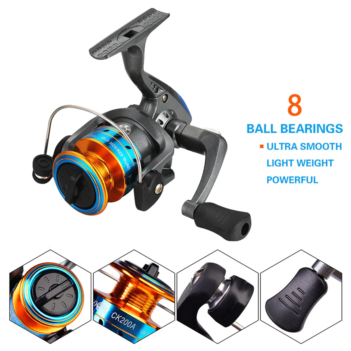 Fishing Rod and Reel Set - Short Sea Fishing Gear