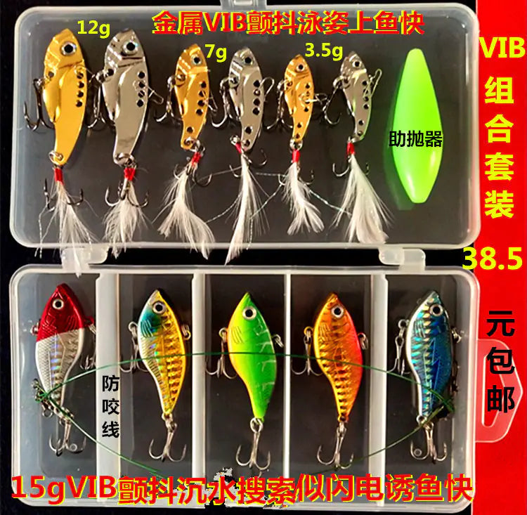 VIB Minnow Pencil Lure Set for Bass Fishing