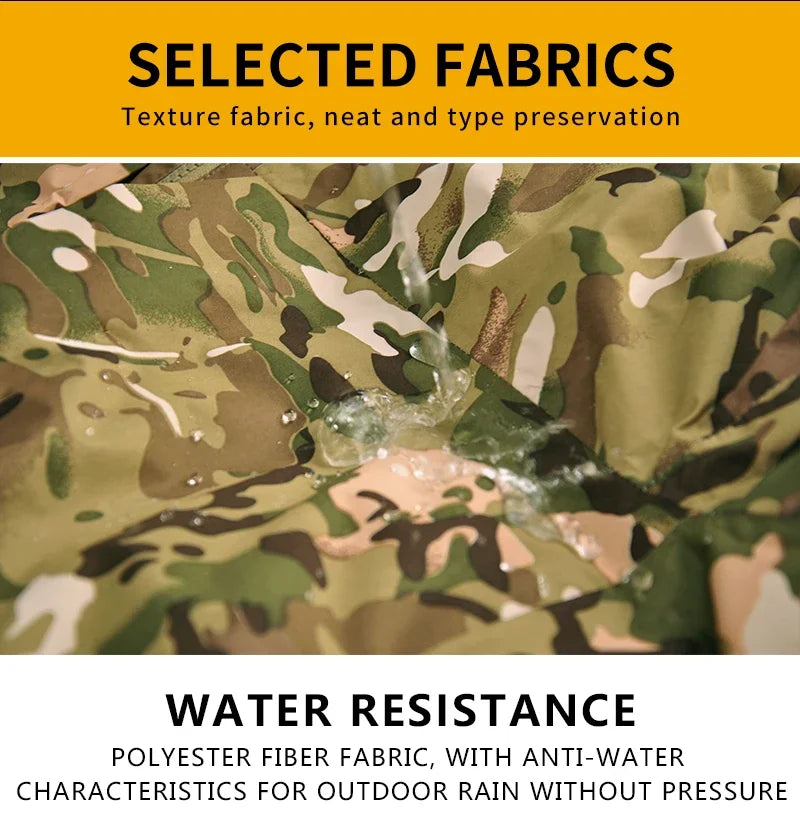 HAN WILD Hiking Down Tactical Jackets Man Winter Warm Outdoor Windbreaker Casual Jacket Camouflage Duck Down Parka Coats