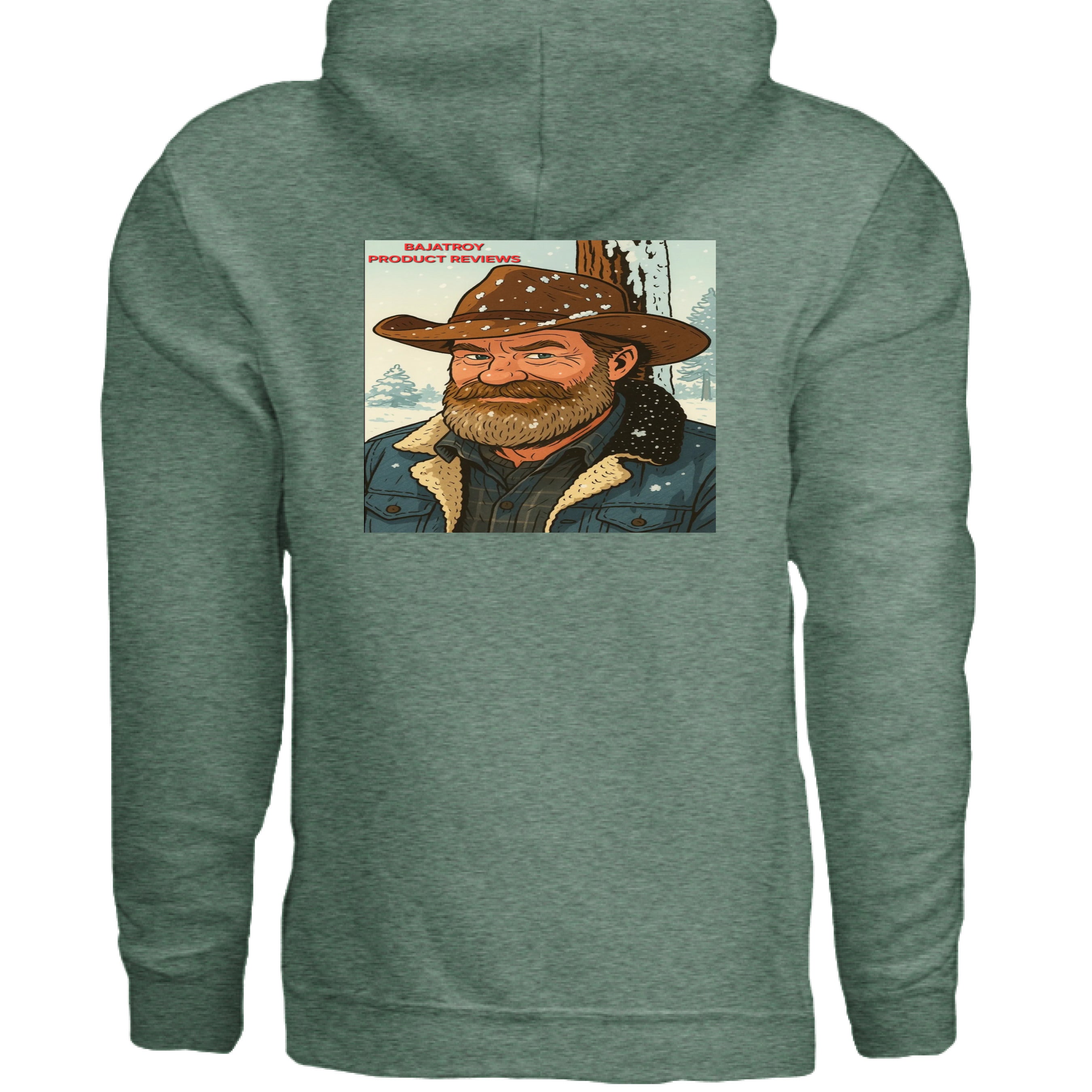 Heather Sport Dark Green - BACK