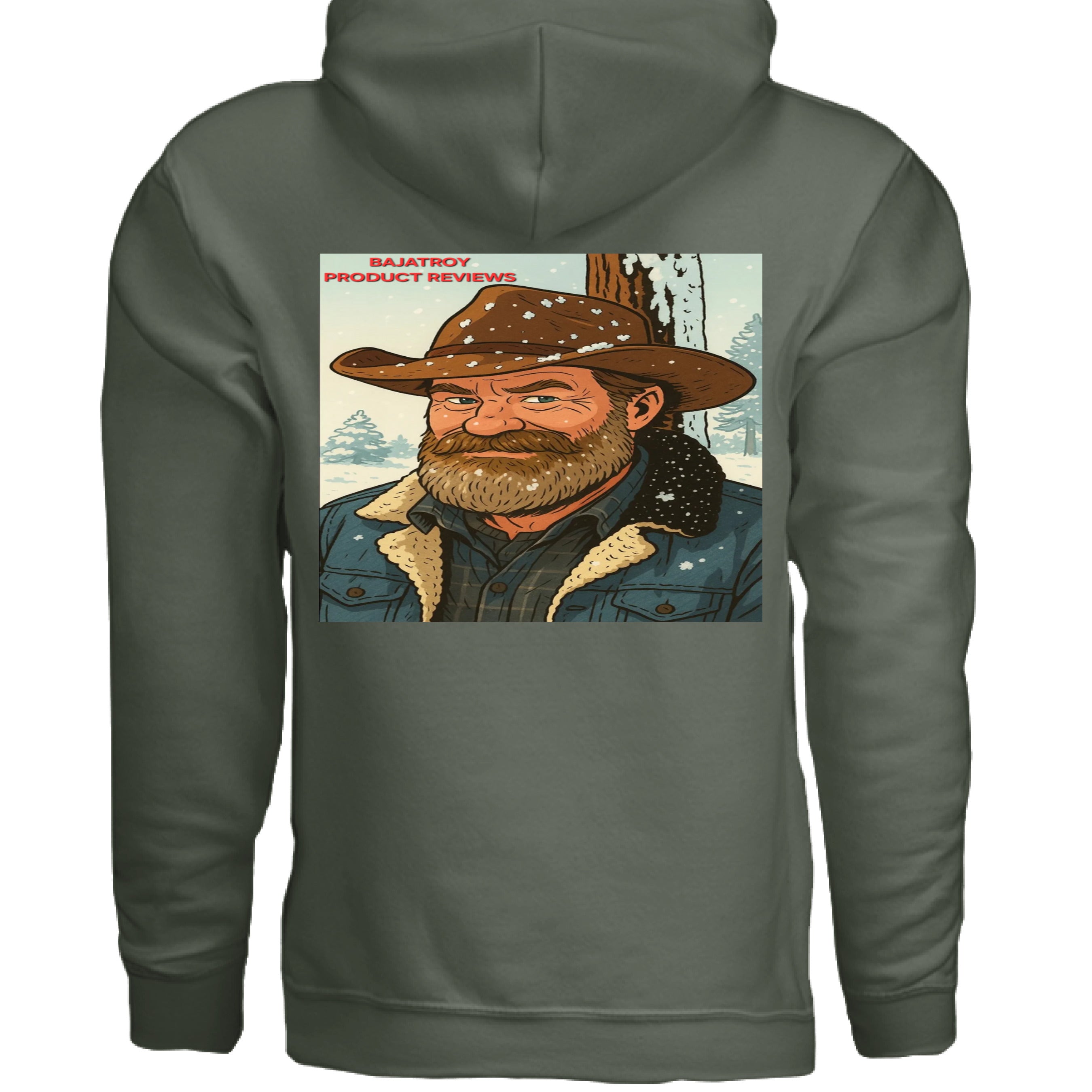 MILITARY GREEN - BACK