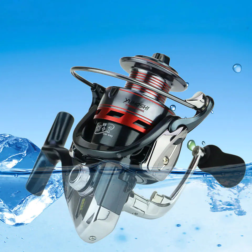 YUMOSHI All-Metal Fishing Reel with 14 Bearings