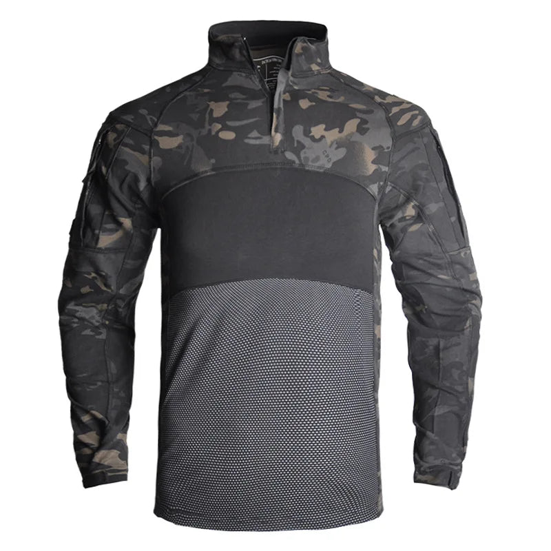 New Camouflage Overcoat Men Tactical Military Hiking Jacket Hunting Clothes Pullover Man Windproof Camouflage Frog Suit