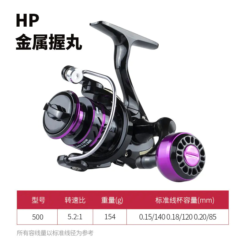 Mini Metal Fishing Reel for Sea and Ice Fishing
