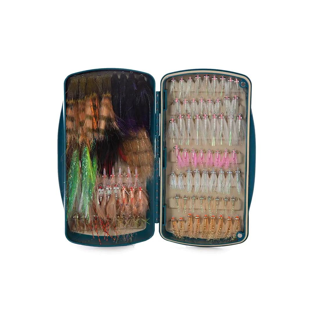 fishpond Tacky Pescador Fly Box | Large - Baja Blue | Waterproof Saltwater Fly Fishing Fly Box | Tacky Fly Boxes for Fly Fishing