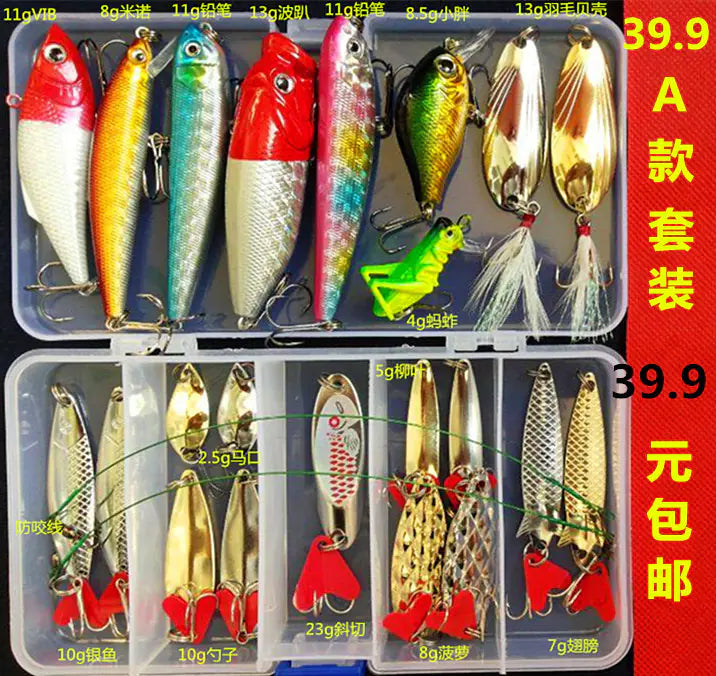 VIB Minnow Pencil Lure Set for Bass Fishing