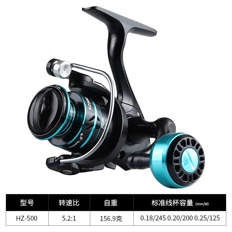 Mini Metal Fishing Reel for Sea and Ice Fishing