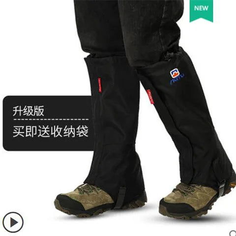 Outdoor Hiking And Desert Sand Prevention Shoe Covers For Men And Women Children's Skiing Equipment Waterproof Leg  Cover